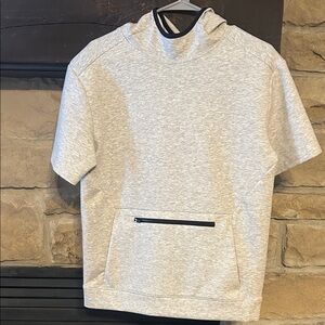 DSG Light Gray Hoodie with Black Trim